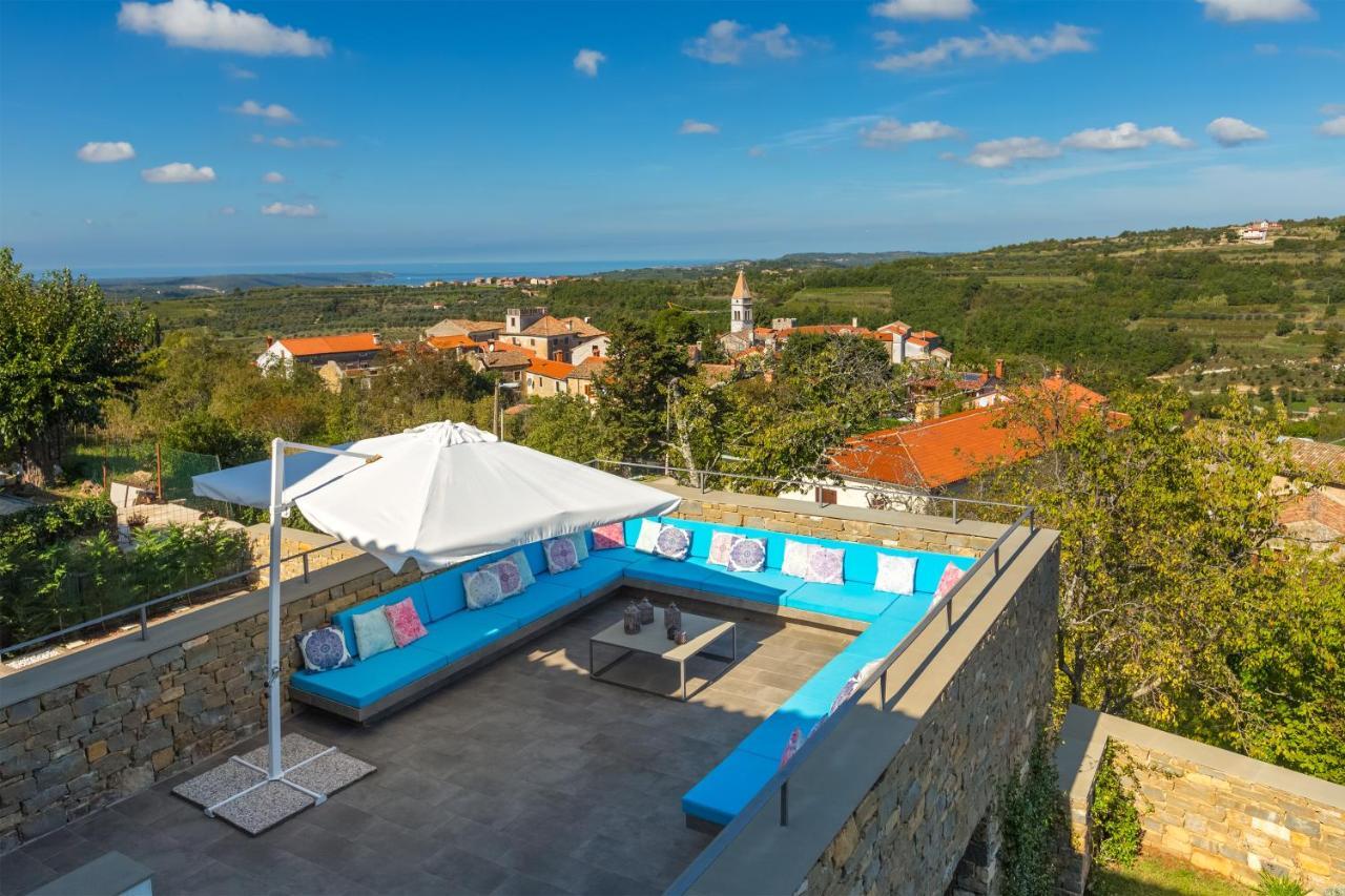 Exceptional 5 Star Villa With Breathtaking Views, Sauna And Fitness Studio Momjan Екстер'єр фото